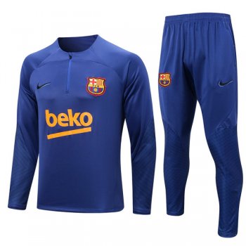 maglia Barcellona Formazione ML blu-01 2023