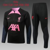 maglia Liverpool formazione manica lunga bambino Nero 2023