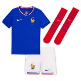 prima maglia Francia bambino Euro 2024 con calze