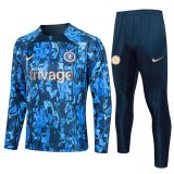 maglia Chelsea formazione manica lunga Blu 2024