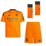 seconda maglia Real Madrid bambino 2025 con calze