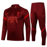 maglia Liverpool formazione manica lunga rosso 2022