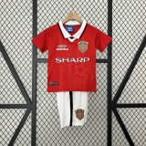 prima maglia Manchester United bambino Retro 1999-2000