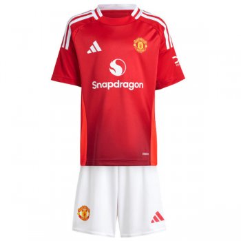 prima maglia Manchester United bambino 2025