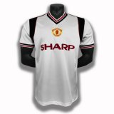 seconda maglia Manchester United Retro bianca 1985