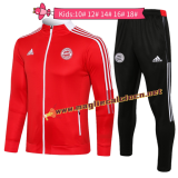 maglia Bayern Monaco Giacca manica lunga bambino 2022 rosso