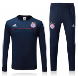 maglia Bayern Monaco formazione manica lunga Tesoro blu 2018