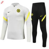 maglia Chelsea formazione manica lunga bambino grigio 2022