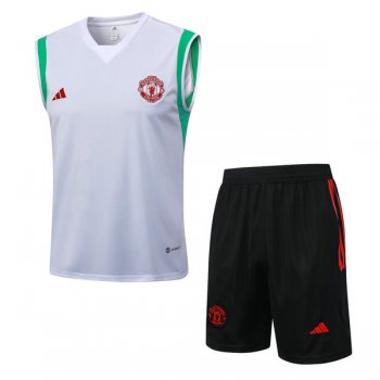 maglia gilet Manchester United bianco 2024