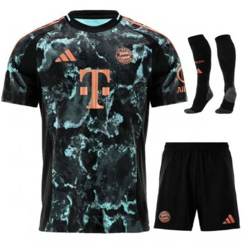 seconda maglia Bayern Monaco bambino 2025 con calze