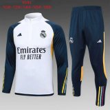 maglia Real Madrid formazione manica lunga bambino bianco 2024