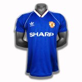 seconda maglia Manchester United Retro blu 1988