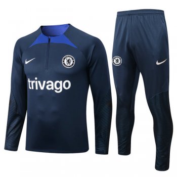 maglia Chelsea formazione manica lunga blu-01 2023