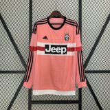 Seconda maglia Juventus Retro manica lunga 2015 2016 Rosa