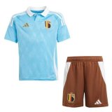 seconda maglia Belgio bambino Euro 2024