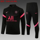 maglia PSG formazione manica lunga nero-02 2023