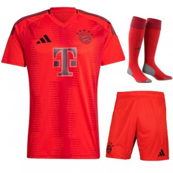 prima maglia Bayern Monaco bambino 2025 con calze