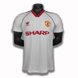 seconda maglia Manchester United Retro bianca 1988