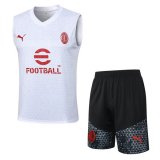 maglia gilet Milan Bianco 2024