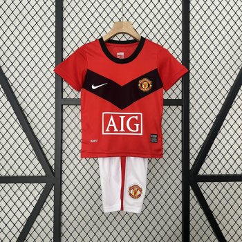 prima maglia Manchester United bambino Retro 2009-2010