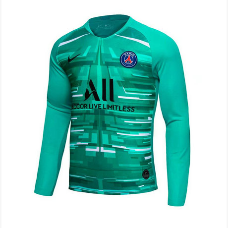 Nuova portiere maglia PSG manica lunga verde 2020