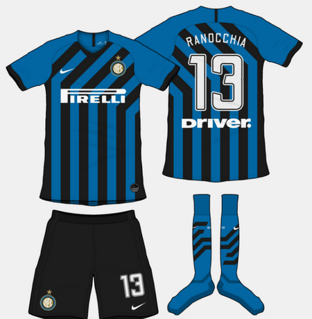 Nuova prima maglia Inter 2020